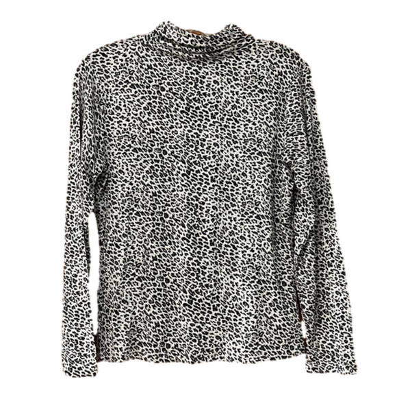 Michelle Nicole Tops - Michelle Nicole Shirt Long Sleeve Leopard Top Size Large